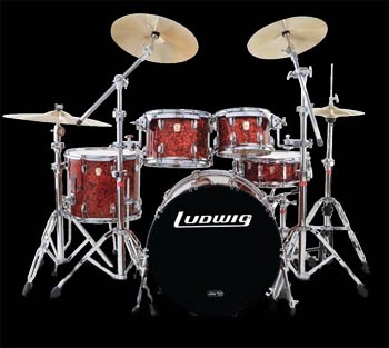 ludwig fast 5 drumkit for sale